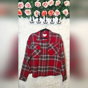 Boston Traders Oversized Plaid Flannel Shacket
